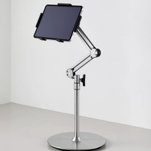 Tablet Floor Stand with Adjustable Arm